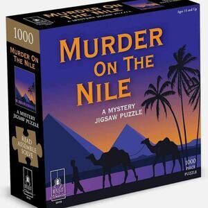 2020 Be Puzzled Mystery Jigsaw Puzzle Murder on The Nile 1000 PC No Missing Pcs